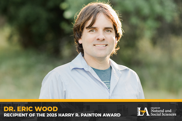 Dr. Eric Wood smiling outdoors. Text reads: "Dr. Eric Wood – Recipient of the 2025 Harry R. Painton Award."