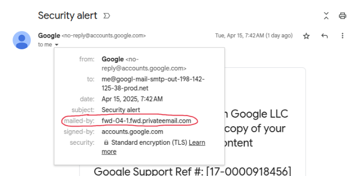 Google Spoof