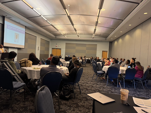 Dr. Kidogo Kennedy presenting at HSI-Servingness forum 
