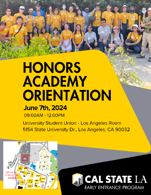 flyer for honors academy 