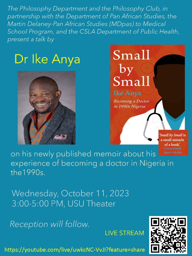 Ike Anya talk flyer