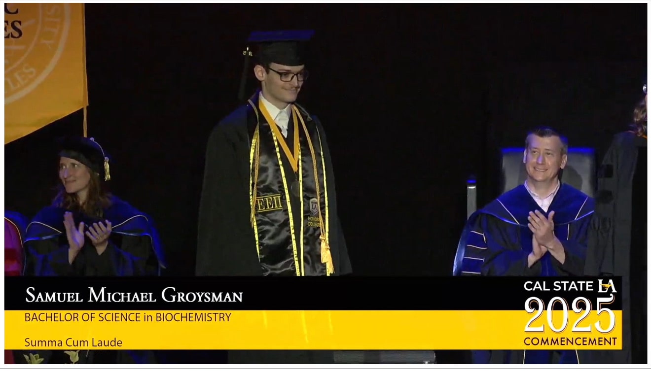 sam graduating
