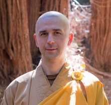Man with orange robe