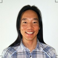 Man with Long hair and Button Up