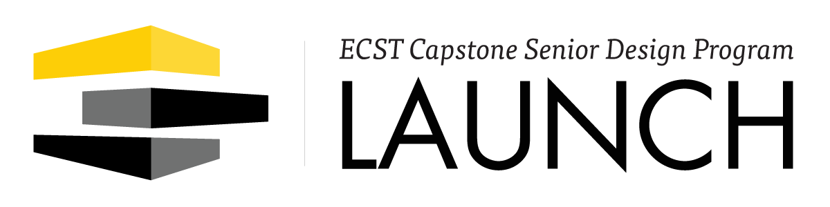ECST Launch banner, alternating blocks