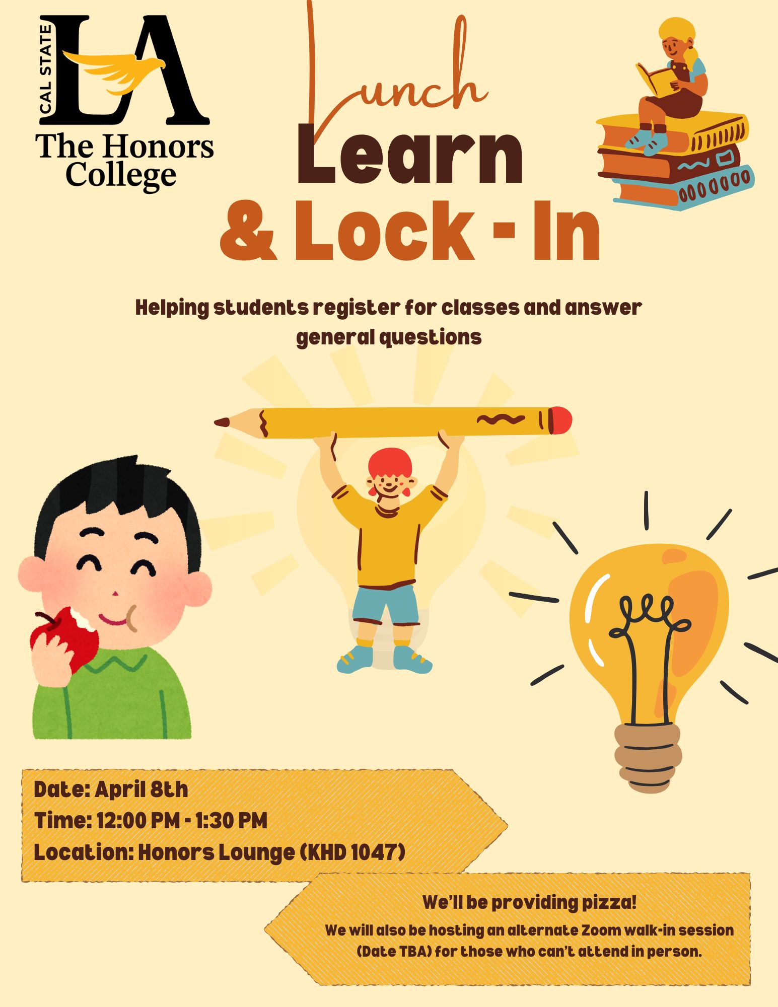 Lunch, Learn, and Lock-In