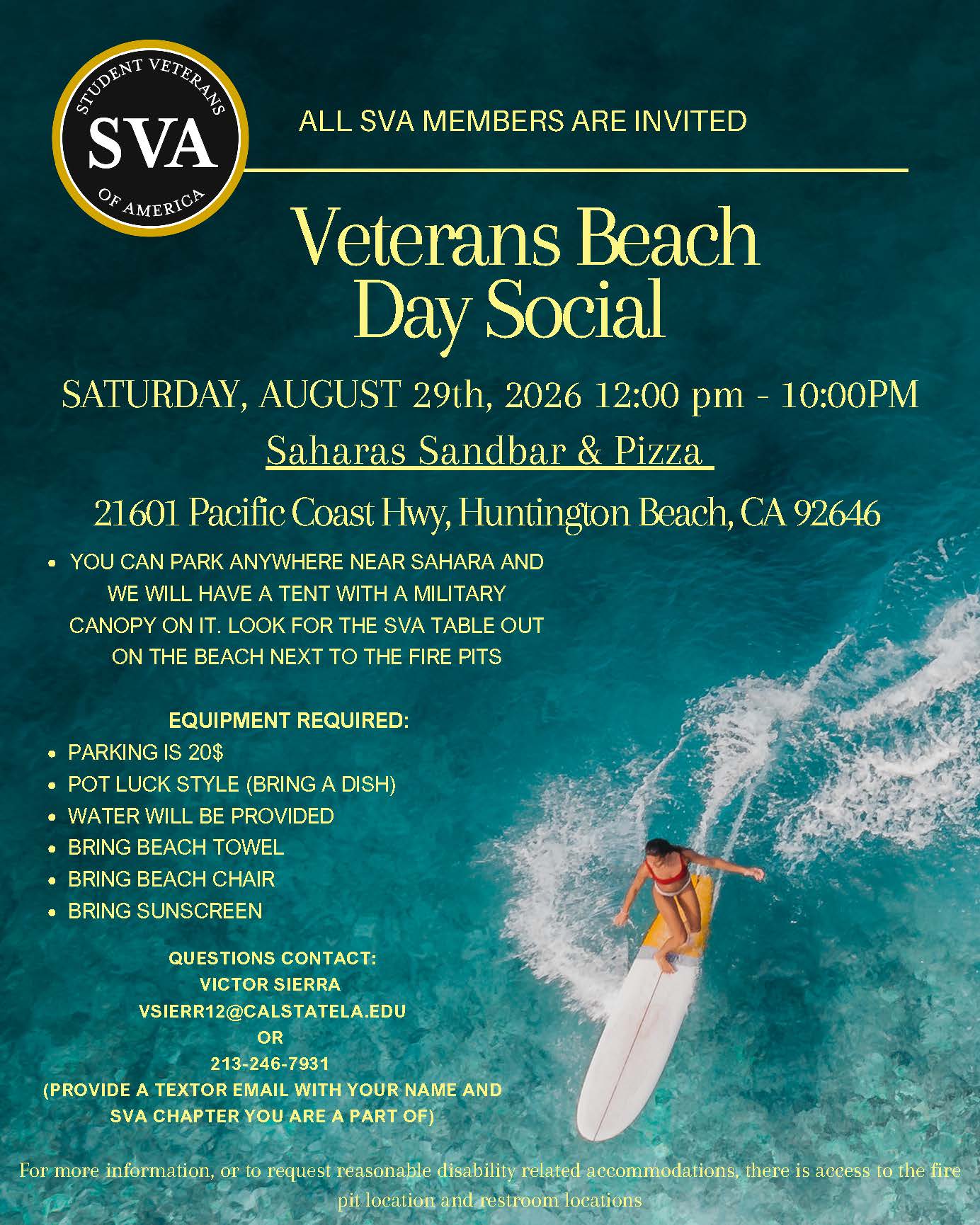 Veterans Beach Day Social