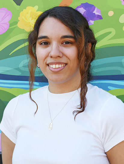 A person smiling. 