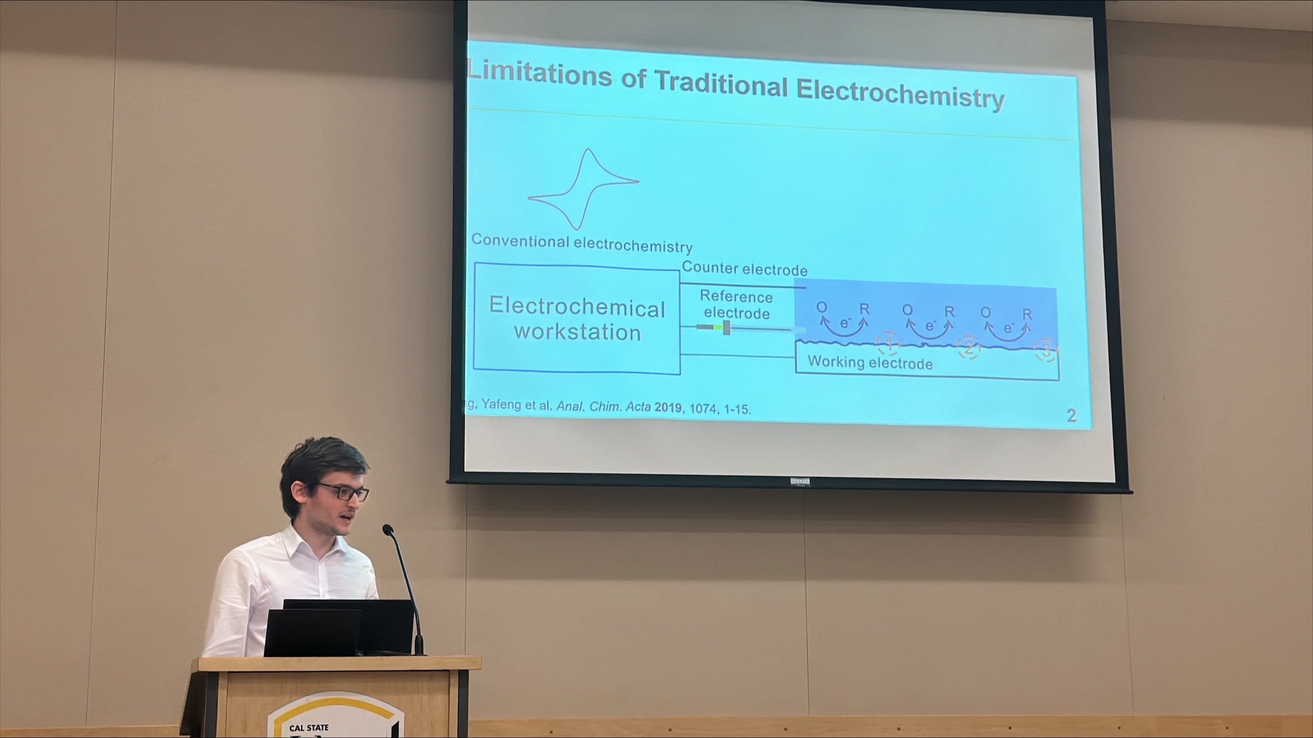 Samuel Presenting at the CSULA 2024 RSCA Student Symposium