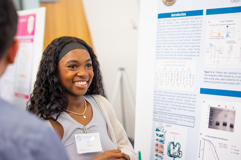 Girl looking at board