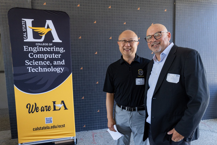 Dr. Charles Liu with Gabe Hanzel-Sello