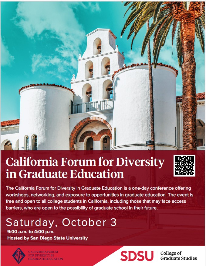 Building from San Diego State University and QR code 