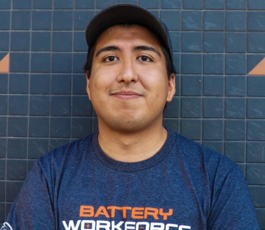 Brian Castillo, team member photo for the Cal State LA Charging Eagles Team in the Battery Workforce Challenge sponsored by the US Department of Energy and Stellantis