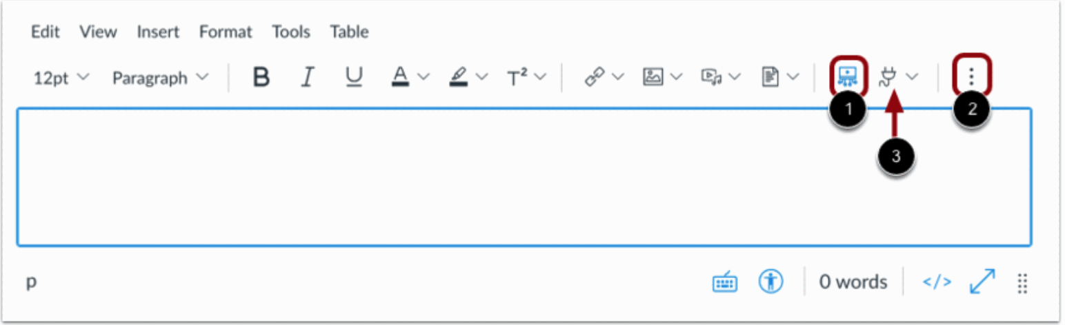 View Studio Icon in Rich Content Editor