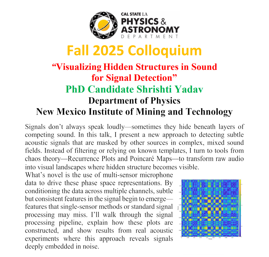 Shrishti Yadav Colloquium Flier