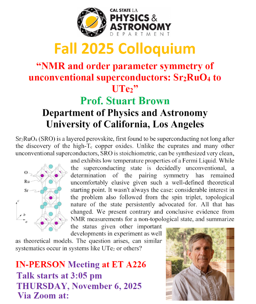 Stuart Brown Colloquium