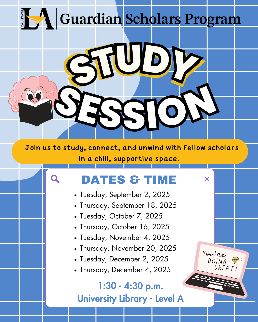 Flyer about information of hours of studying time