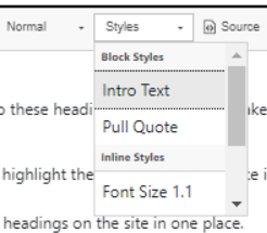 Style menu on Drupal