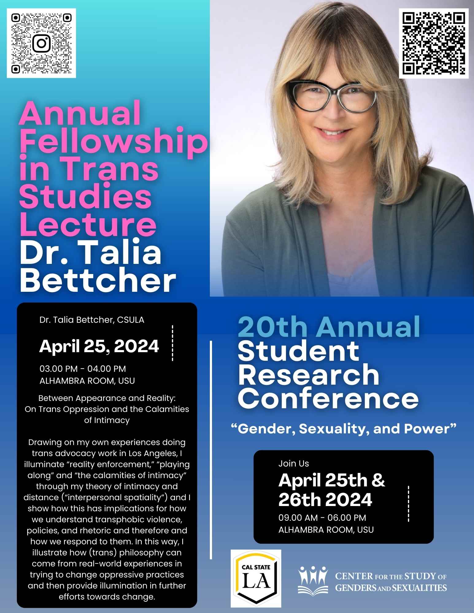 CSGS Conference Keynote Speaker - Dr. Talia Bettcher