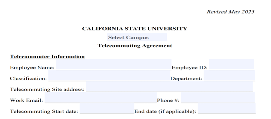 First part of the Application