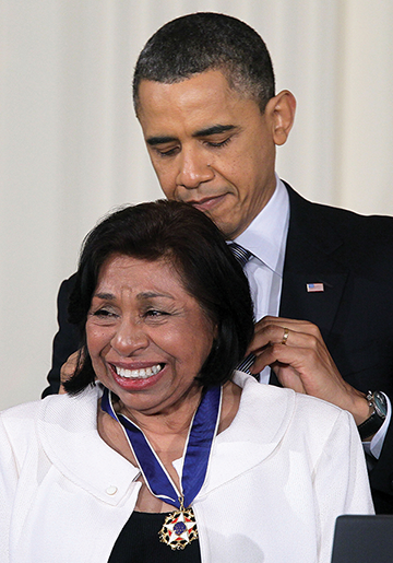 Mendez was awarded the Presidential Medal of Freedom in 2011. (Photo courtesy of Getty Images)