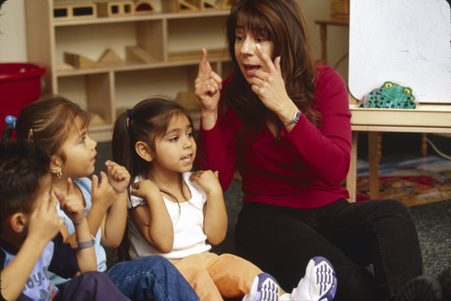 Picture of Teacher with Children