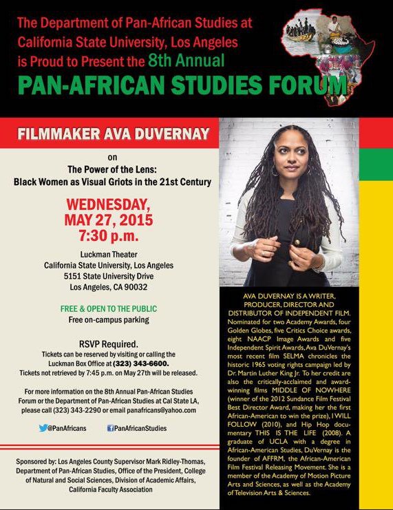 Ava Duvernay Flyer