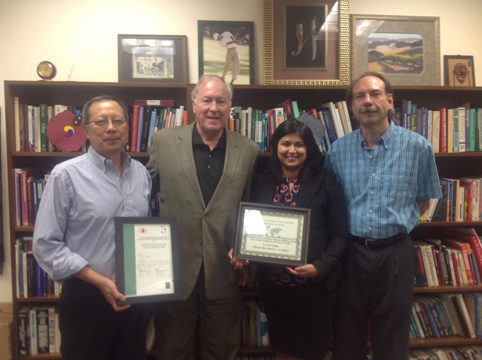 Dr. Kern Kwong, Dean Goodrich, Dr. Veena Prabhu, Dr. Steve MGuire