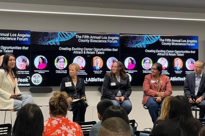 panelists at the 5th Annual LA County BioScience Forum