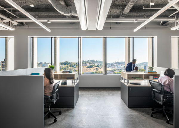 The inside of an administrative office.