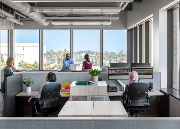 The inside of an administrative office.