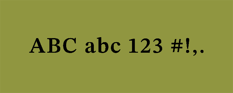 An example of a font style.