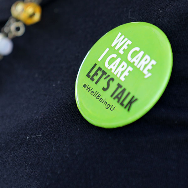 Green We Care, I Care Let's Talk button