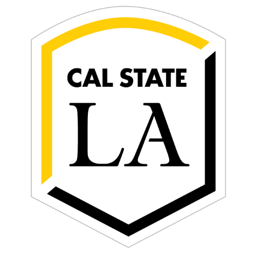 Cal State LA badge.