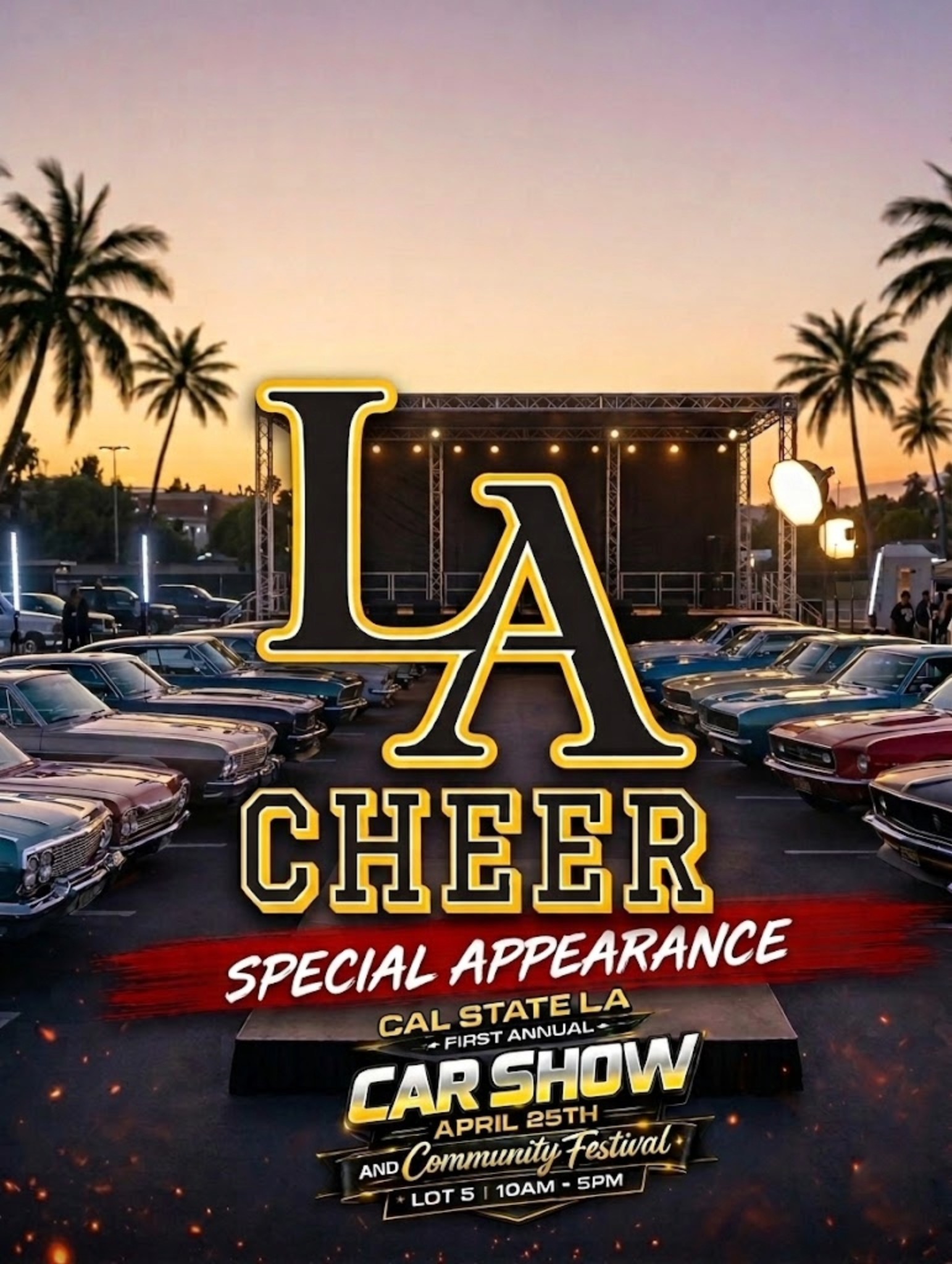 Cal State LA Cheer logo
