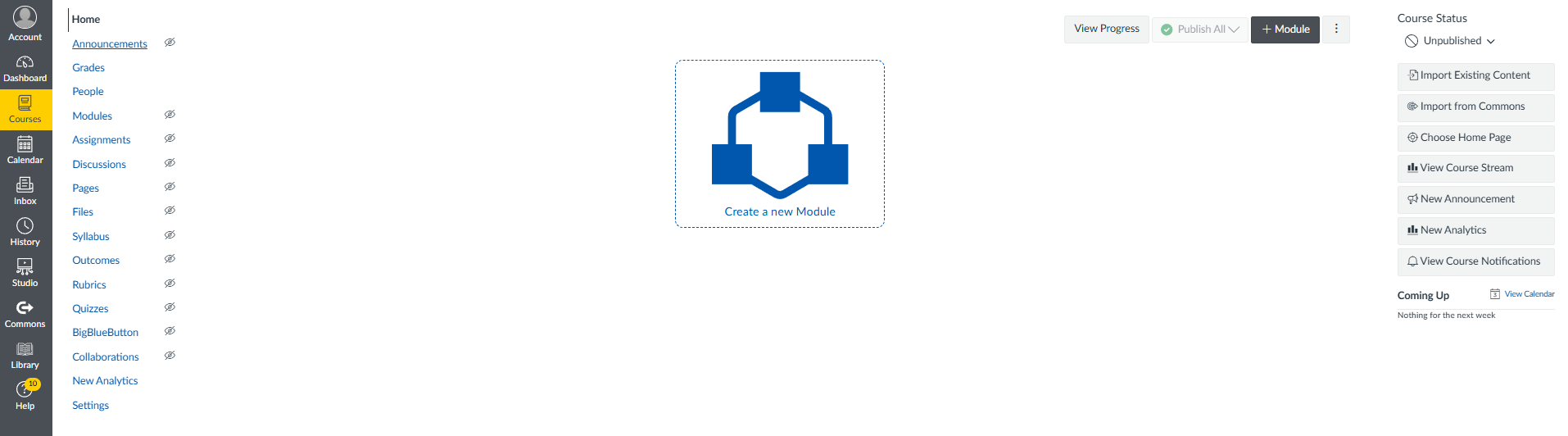 canvas modules