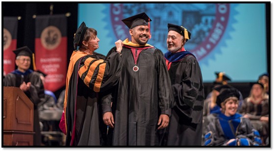 Picture of Graduation for Graduate Students