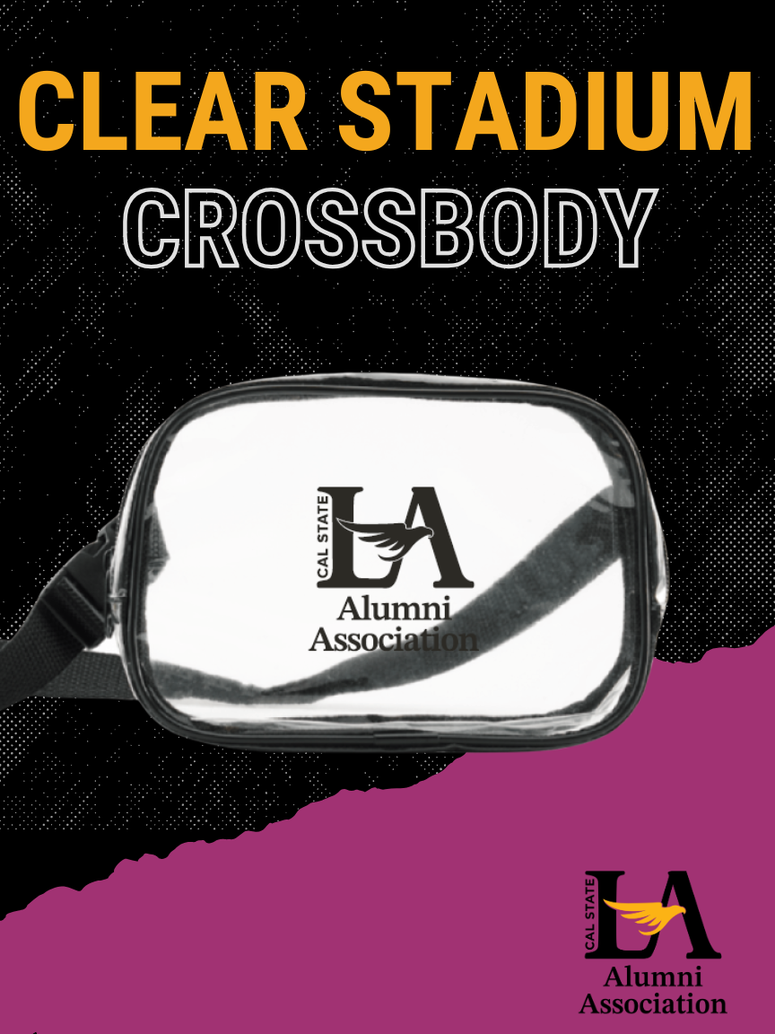 Grad Pack clear stadium crossbody