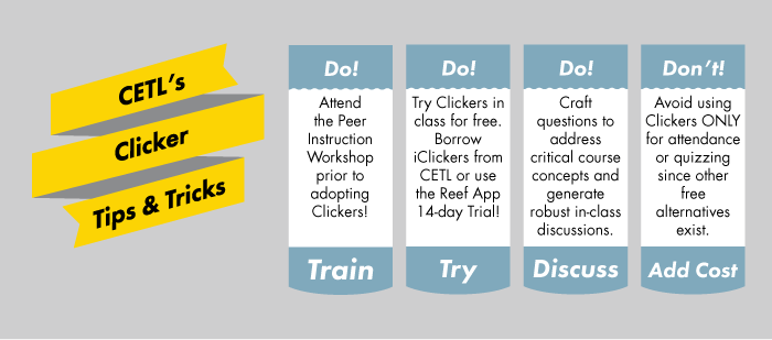 CETL's Clicker Tips and Tricks