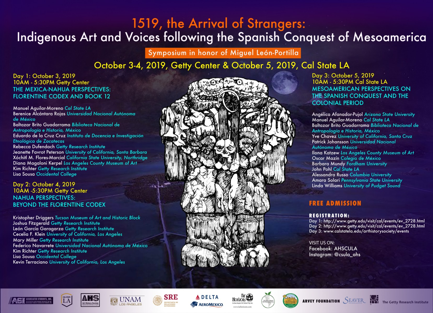 Art History Society Mesoamerican symposium poster 2019 