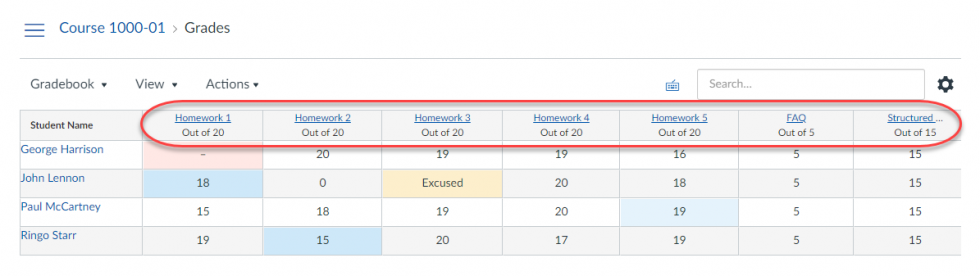 Gradebook