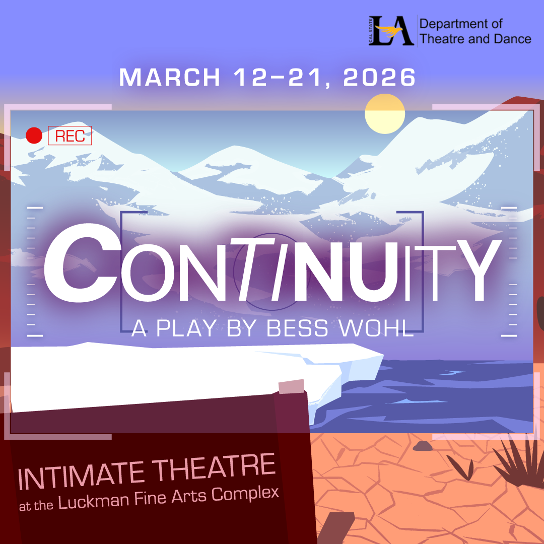 Continuity flyer with dates and location