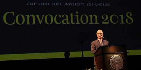 President Covino speaks at Convocation 2018