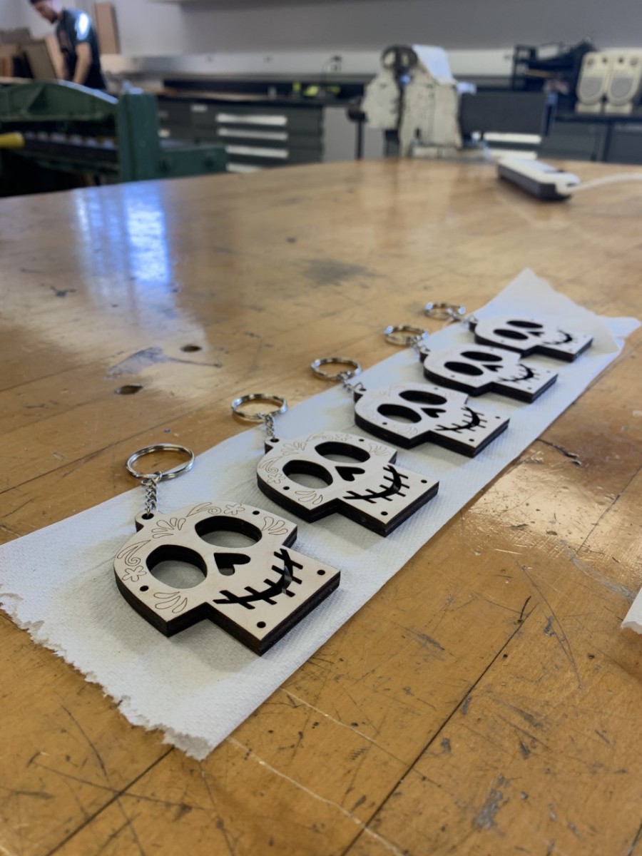 Dia De Los Muertos Keychains