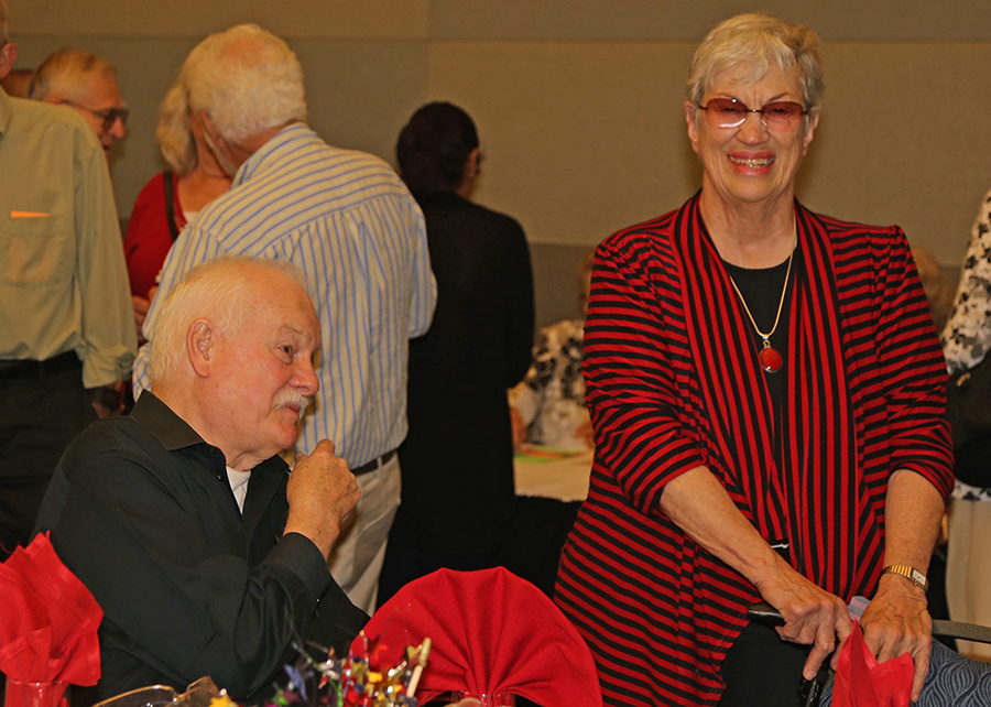 Charley Hoult, Janet Fisher-Hoult at Fall 2016 Luncheon