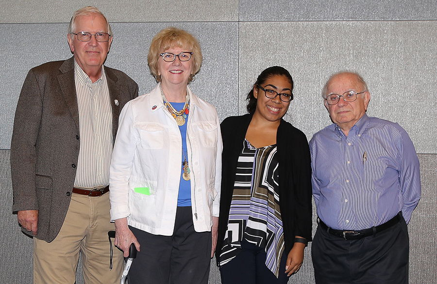 John Cleman, Dorothy Keane, Darlene Aguilar, Stanley Burstein at 2016 Fall LUncheon