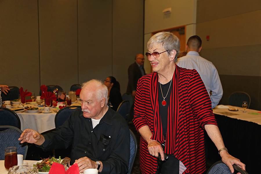 Charley Hoult, Janet Fisher-Hoult at Fall 2016 Luncheon
