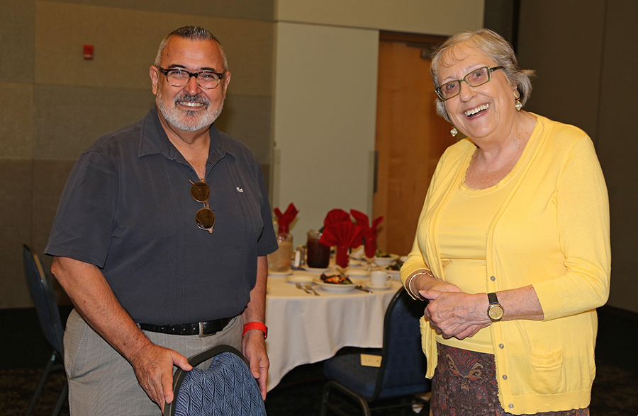 Jose Galvan, Siegrun Freyss at fall 2016 Luncheon