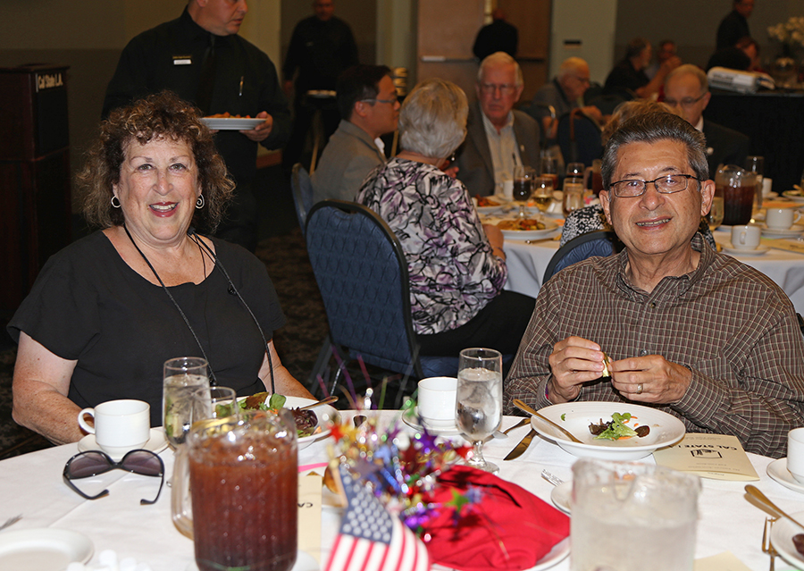 Ellen Stein, Dimitri Margaziotis at Fall 2016 Luncheon