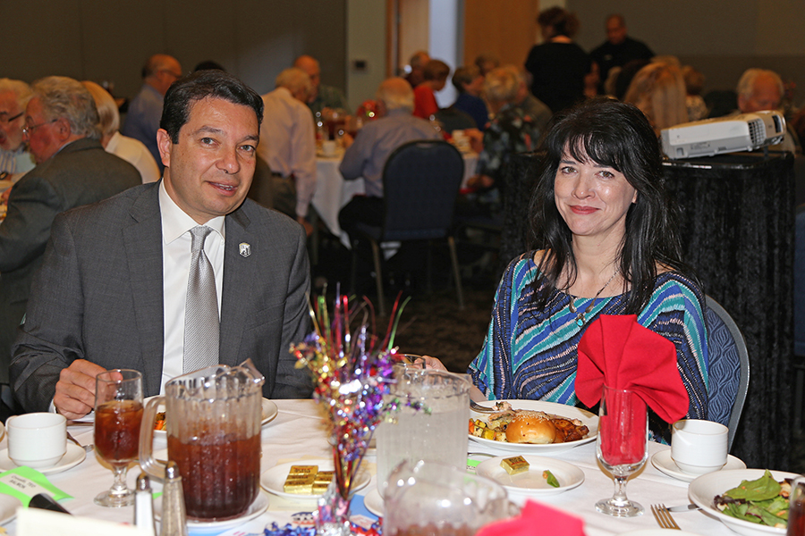 Carlos Rodriguez, Maria Magolske at Fall 2016 Luncheon